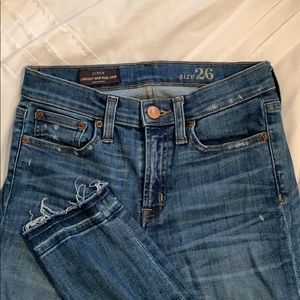 J. Crew Lookout High rise cropped jeans